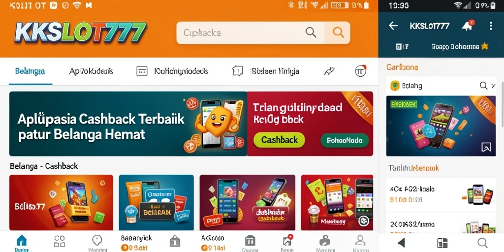 Tampilan antarmuka KKSLOT777 yang sederhana dan fungsional.